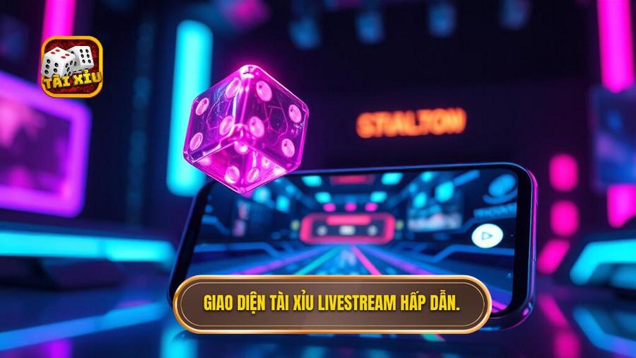 1. Giao diện tài xỉu livestream hấp dẫn.