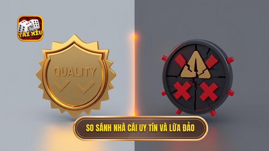 So sánh nhà cái uy tín và lừa đảo